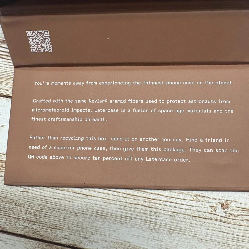 Latercase‎ Coffee Phone Case for iPhone 15 Pro Max Impossibly Thin  New Open Box